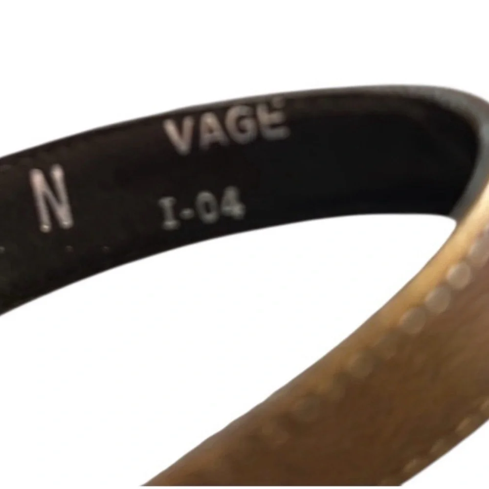 Donald J. Pliner Vage T-Strap Wedge Sandals in Bronze Leather 8N - Picture 7 of 8